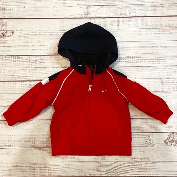 Boys Nike Packable Hood Mesh-Lined Windbreaker Jacket - Picture 1 of 5